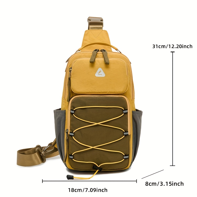 sac de poitrine tendance anti vol multi usage pour hommes et femmes, sac de voyage sportif à une épaule ou croisé, sac à dos léger et petit sac de poitrine tendance anti vol multi usage pour hommes et femmes, sac de voyage sportif à une épaule ou croisé, sac à dos léger et petit