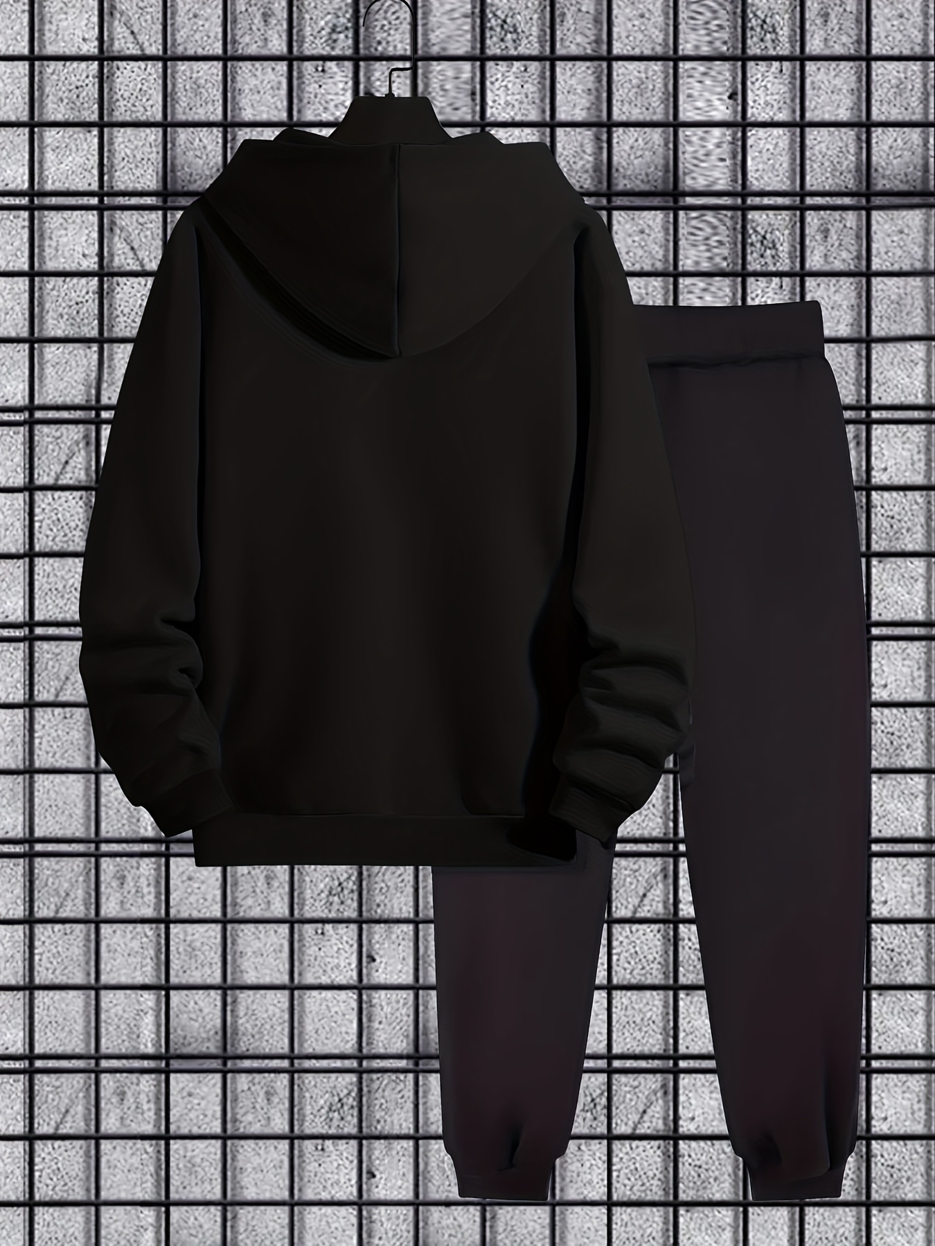 ensemble deux pièces pour homme à capuche et manches longues avec imprimé n° 23, tenue sportive décontractée et tendance ensemble deux pièces pour homme à capuche et manches longues avec imprimé n° 23, tenue sportive décontractée et tendance