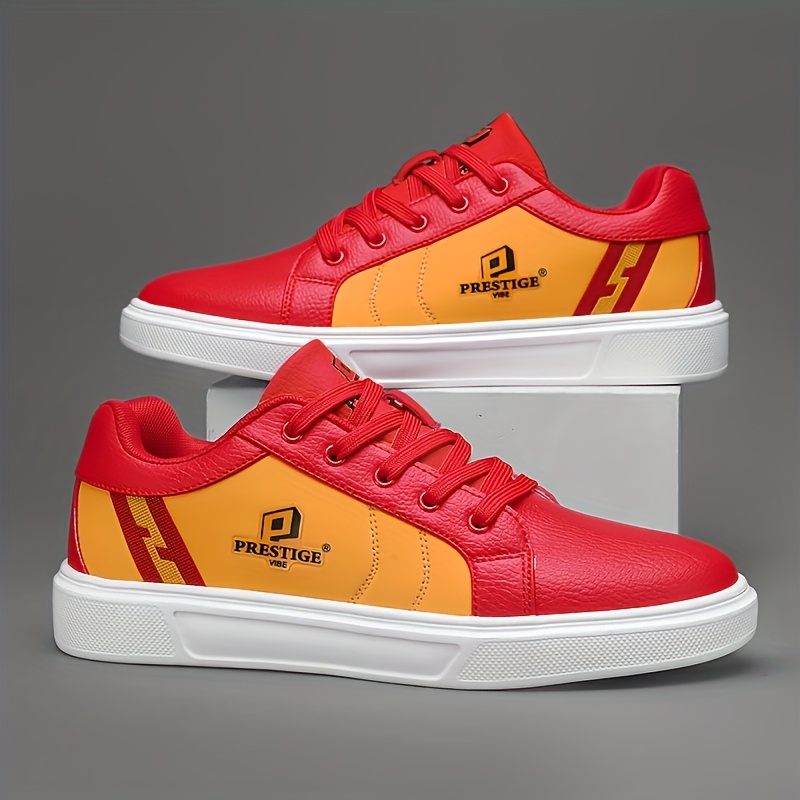 prestigevibe baskets d'entraînement pour hommes et grandes tailles chaussures de sport basses légères et amortissantes pour salle de sport, skateboard, tenue décontractée chaussures de sport (options multicolores) prestigevibe baskets d'entraînement pour hommes et grandes tailles chaussures de sport basses légères et amortissantes pour salle de sport, skateboard, tenue décontractée chaussures de sport (options multicolores)