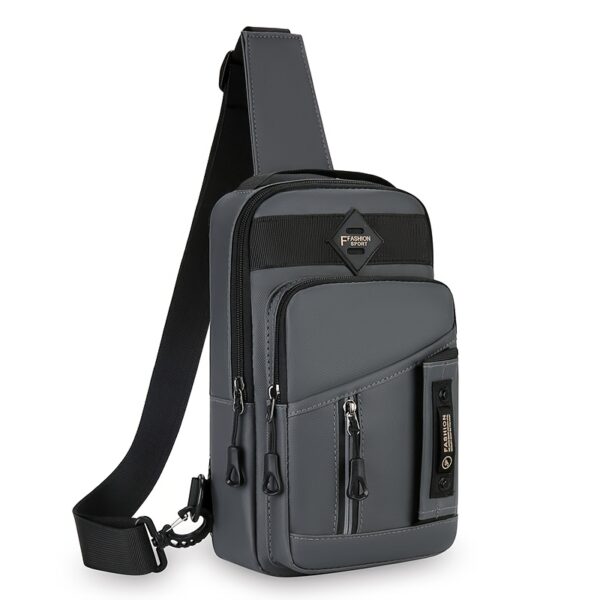 sac de poitrine extérieur pour hommes shilan bandoulière en nylon Élégante, sling sportif multifonctionnel décontracté avec sangle réglable (100 1.0cm), fermeture Éclair, et compartiments multiples pour les trajets quotidiens & aventures, sac bandoulière