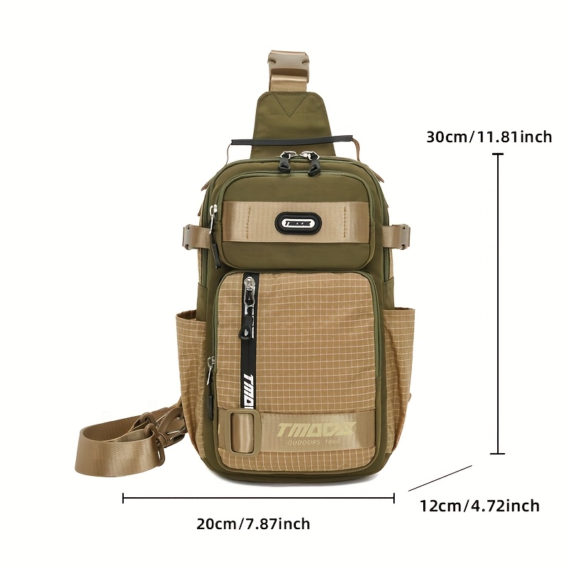 sac de poitrine tendance anti vol multi usage pour hommes et femmes, sac de voyage sportif à une épaule ou croisé, sac à dos léger et petit sac de poitrine tendance anti vol multi usage pour hommes et femmes, sac de voyage sportif à une épaule ou croisé, sac à dos léger et petit