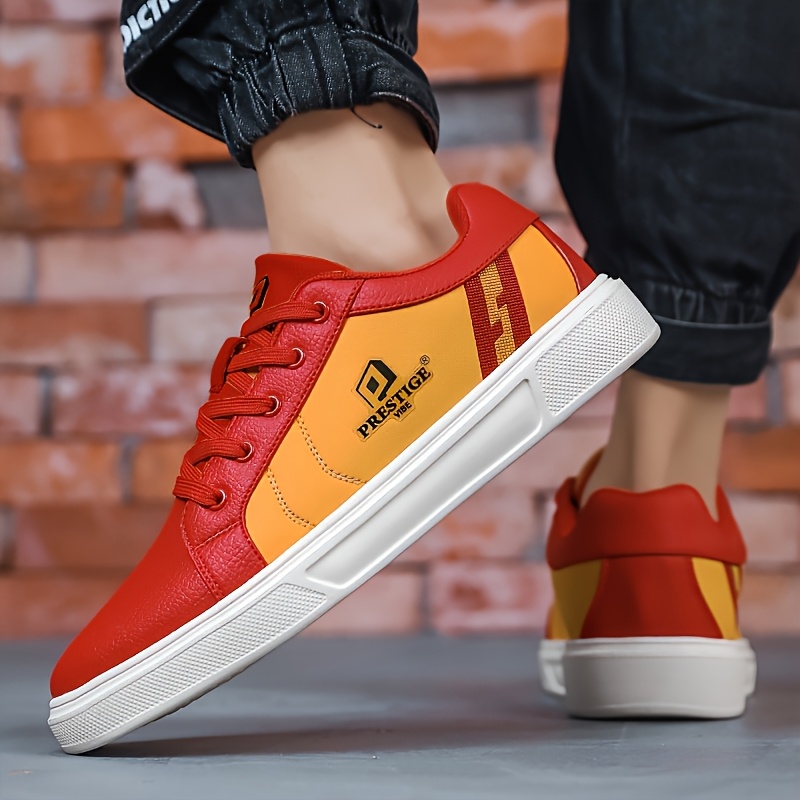 prestigevibe baskets d'entraînement pour hommes et grandes tailles chaussures de sport basses légères et amortissantes pour salle de sport, skateboard, tenue décontractée chaussures de sport (options multicolores) prestigevibe baskets d'entraînement pour hommes et grandes tailles chaussures de sport basses légères et amortissantes pour salle de sport, skateboard, tenue décontractée chaussures de sport (options multicolores)