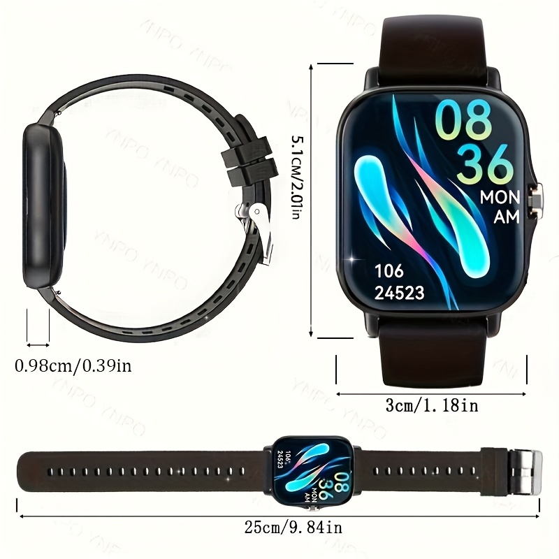 nouvelle montre connectée avec appel/réception sans fil, modes sportifs multiples, contrôle de l'appareil photo, notifications de messages, design ultra fin sans cadre. convient pour android et iphone, unisexe, idéale comme cadeau nouvelle montre connectée avec appel/réception sans fil, modes sportifs multiples, contrôle de l'appareil photo, notifications de messages, design ultra fin sans cadre. convient pour android et iphone, unisexe, idéale comme cadeau