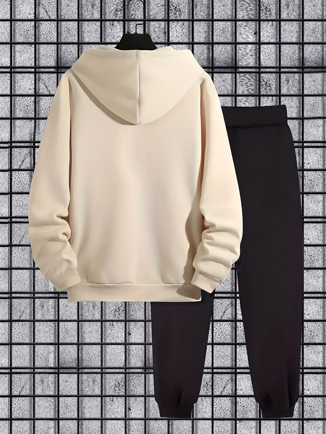 ensemble deux pièces pour homme à capuche et manches longues avec imprimé n° 23, tenue sportive décontractée et tendance ensemble deux pièces pour homme à capuche et manches longues avec imprimé n° 23, tenue sportive décontractée et tendance