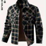 Chemise à Carreaux Homme Manches Longues — Style Workwear