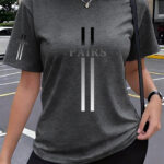 T-Shirt Femme Style Y2K — Imprimé PAIRS