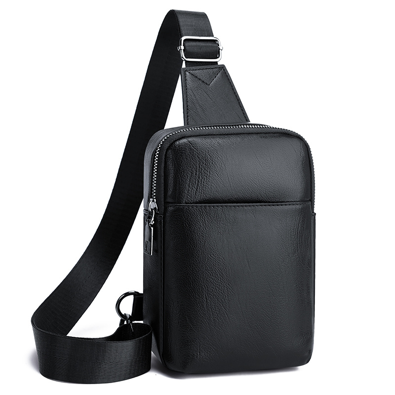sac bandoulière poitrine homme pu sac à Épaule unique sac bandoulière poitrine homme pu sac à Épaule unique