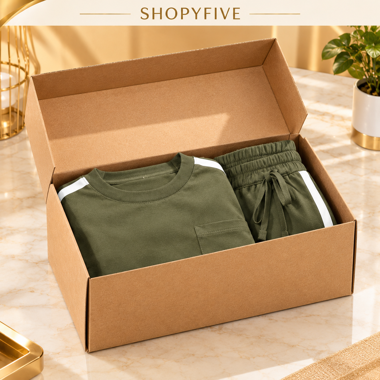 ensemble décontracté femme — t shirt & pantalon rayé ensemble décontracté femme — t shirt & pantalon rayé