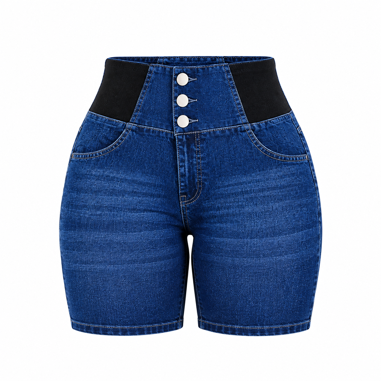 short femme grande taille — taille haute & effet jean short femme grande taille — taille haute & effet jean