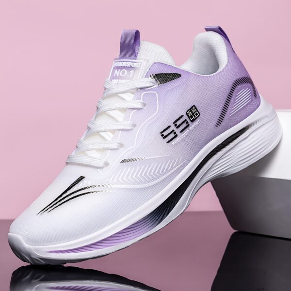 Home chaussures de sport respirantes en maille pour femmes, chaussures de course, chaussures décontractées, adaptées au fitness, adaptées au printemps et à l'été, avec semelles antidérapantes et amortissantes, idéales pour la course des étudiants, chaussures de tennis et de marche grande taille pour hommes et femmes