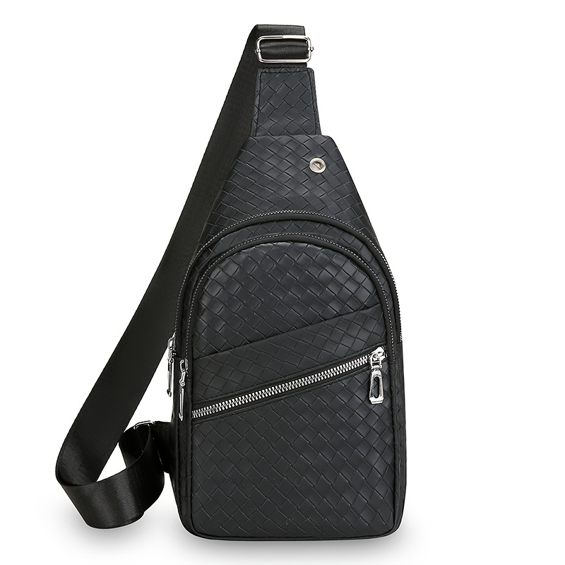 sac de poitrine pour homme, sac bandoulière en pu pour homme, sac à bandoulière décontracté multi compartiments, sac à dos léger pour les trajets quotidiens sac de poitrine pour homme, sac bandoulière en pu pour homme, sac à bandoulière décontracté multi compartiments, sac à dos léger pour les trajets quotidiens