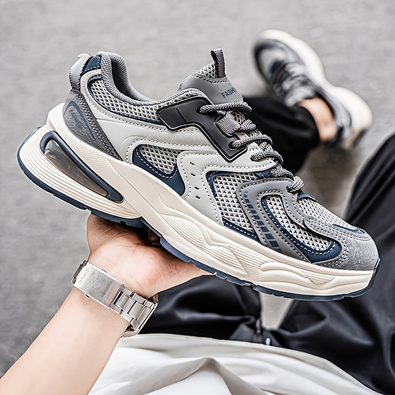 chaussures de course homme légères et résistantes à la route baskets basses respirantes avec soutien cussonné, semelle antidérapante & support de voûte plantaire, idéales pour entraînement, randonnée ou tenue décontractée dessus en pu/tissu & semelle intérieure eva (gris/noir) chaussures de course homme légères et résistantes à la route baskets basses respirantes avec soutien cussonné, semelle antidérapante & support de voûte plantaire, idéales pour entraînement, randonnée ou tenue décontractée dessus en pu/tissu & semelle intérieure eva (gris/noir)