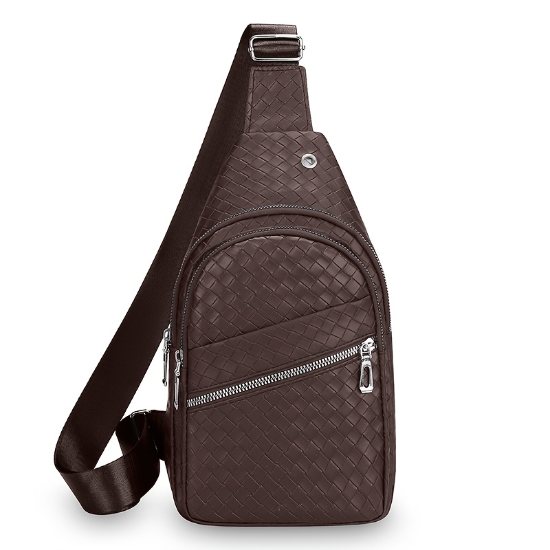 sac de poitrine pour homme, sac bandoulière en pu pour homme, sac à bandoulière décontracté multi compartiments, sac à dos léger pour les trajets quotidiens sac de poitrine pour homme, sac bandoulière en pu pour homme, sac à bandoulière décontracté multi compartiments, sac à dos léger pour les trajets quotidiens
