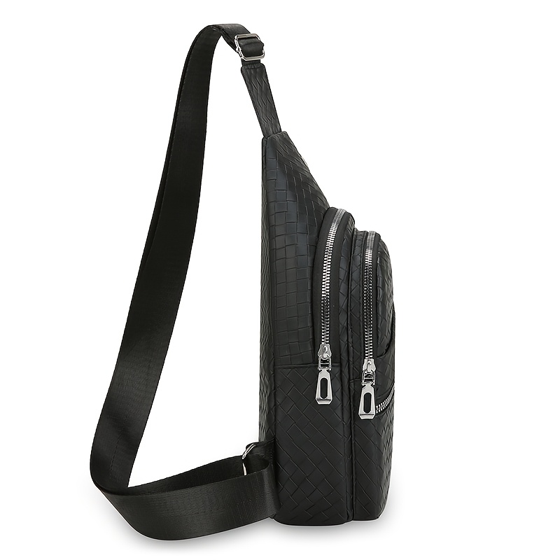 sac de poitrine pour homme, sac bandoulière en pu pour homme, sac à bandoulière décontracté multi compartiments, sac à dos léger pour les trajets quotidiens sac de poitrine pour homme, sac bandoulière en pu pour homme, sac à bandoulière décontracté multi compartiments, sac à dos léger pour les trajets quotidiens