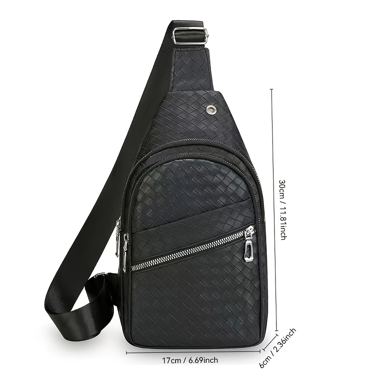 sac de poitrine pour homme, sac bandoulière en pu pour homme, sac à bandoulière décontracté multi compartiments, sac à dos léger pour les trajets quotidiens sac de poitrine pour homme, sac bandoulière en pu pour homme, sac à bandoulière décontracté multi compartiments, sac à dos léger pour les trajets quotidiens