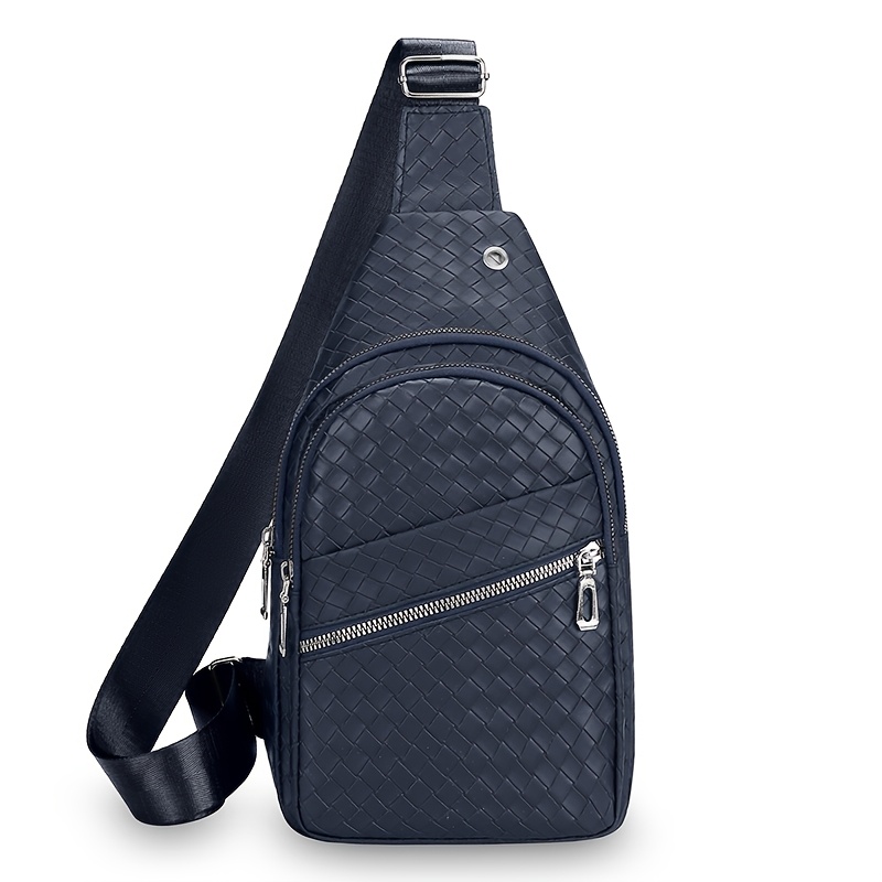 sac de poitrine pour homme, sac bandoulière en pu pour homme, sac à bandoulière décontracté multi compartiments, sac à dos léger pour les trajets quotidiens sac de poitrine pour homme, sac bandoulière en pu pour homme, sac à bandoulière décontracté multi compartiments, sac à dos léger pour les trajets quotidiens