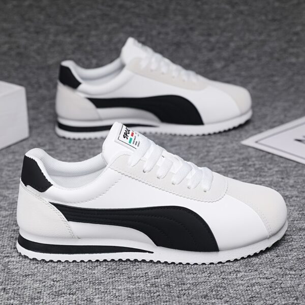 Home baskets, chaussures vintage forrest gump pour homme, chaussures de loisirs légères et respirantes à blocs de couleur, chaussures de skate basses polyvalentes pour les trajets quotidiens et le sport