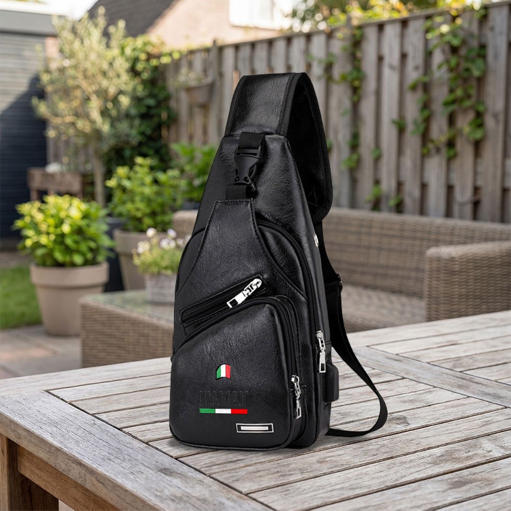 nouveau sac bandoulière de sport en plein air italy pour homme, sac banane, sac de poitrine de sport, sac à bandoulière décontracté avec sangle réglable et conception multi poches, convient pour le voyage, la pêche et les trajets quotidiens nouveau sac bandoulière de sport en plein air italy pour homme, sac banane, sac de poitrine de sport, sac à bandoulière décontracté avec sangle réglable et conception multi poches, convient pour le voyage, la pêche et les trajets quotidiens