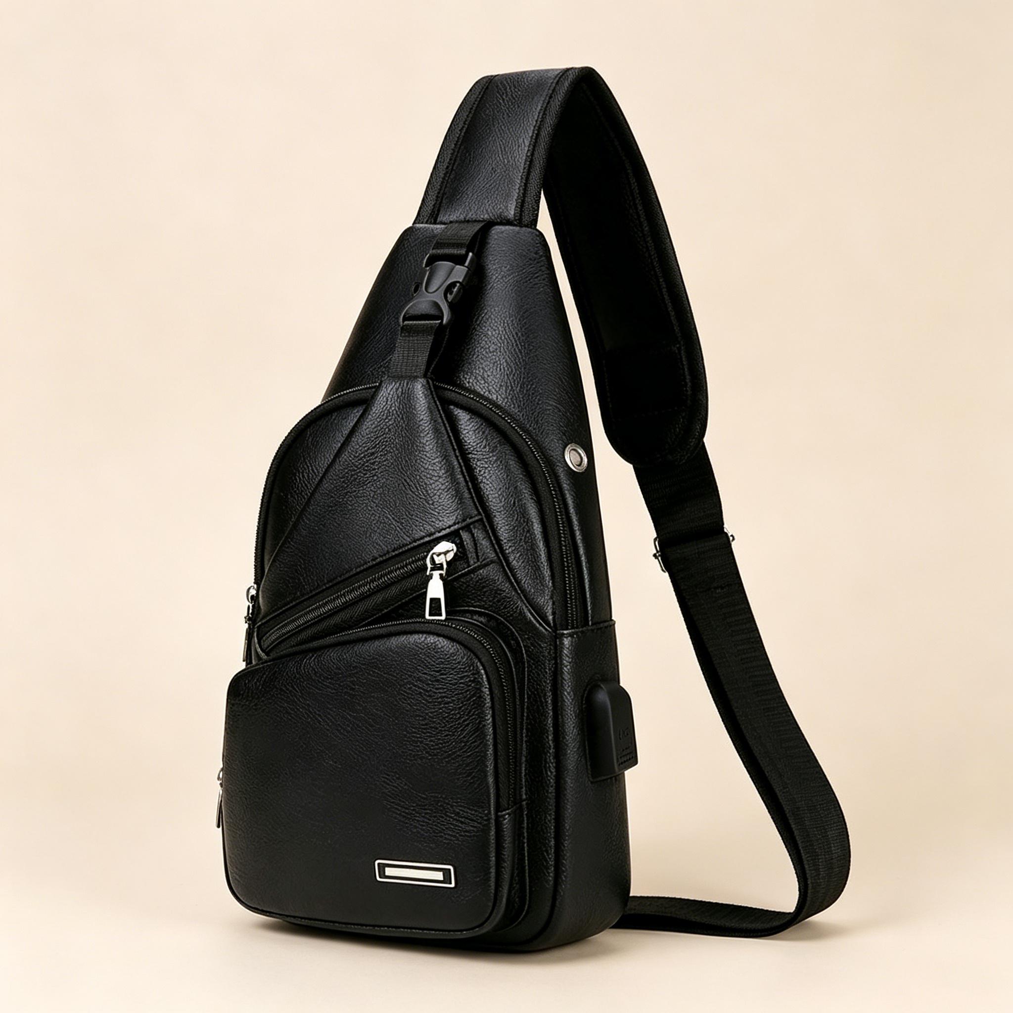 sac de poitrine rétro décontracté multifonctionnel pour homme, grande capacité et plusieurs compartiments, convient pour les trajets quotidiens et les voyages, fermeture à glissière, design aux couleurs contrastées, sac bandoulière, sac de loisirs en plein air, choix idéal pour un cadeau sac de poitrine rétro décontracté multifonctionnel pour homme, grande capacité et plusieurs compartiments, convient pour les trajets quotidiens et les voyages, fermeture à glissière, design aux couleurs contrastées, sac bandoulière, sac de loisirs en plein air, choix idéal pour un cadeau