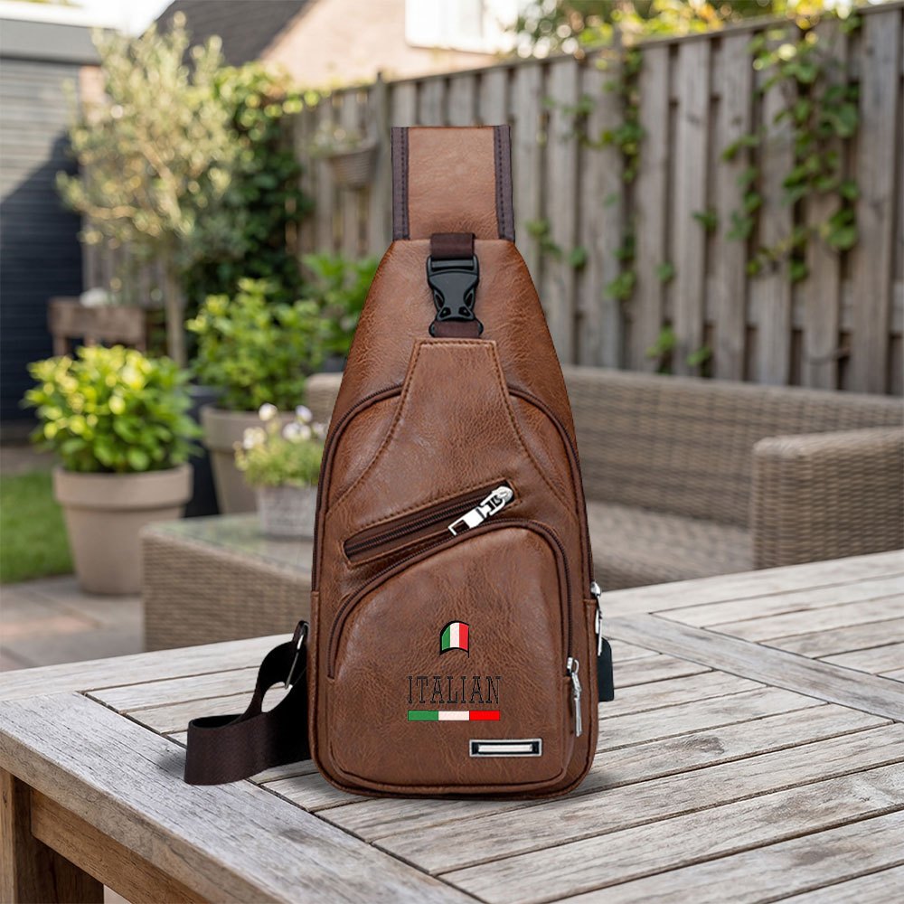 nouveau sac bandoulière de sport en plein air italy pour homme, sac banane, sac de poitrine de sport, sac à bandoulière décontracté avec sangle réglable et conception multi poches, convient pour le voyage, la pêche et les trajets quotidiens nouveau sac bandoulière de sport en plein air italy pour homme, sac banane, sac de poitrine de sport, sac à bandoulière décontracté avec sangle réglable et conception multi poches, convient pour le voyage, la pêche et les trajets quotidiens