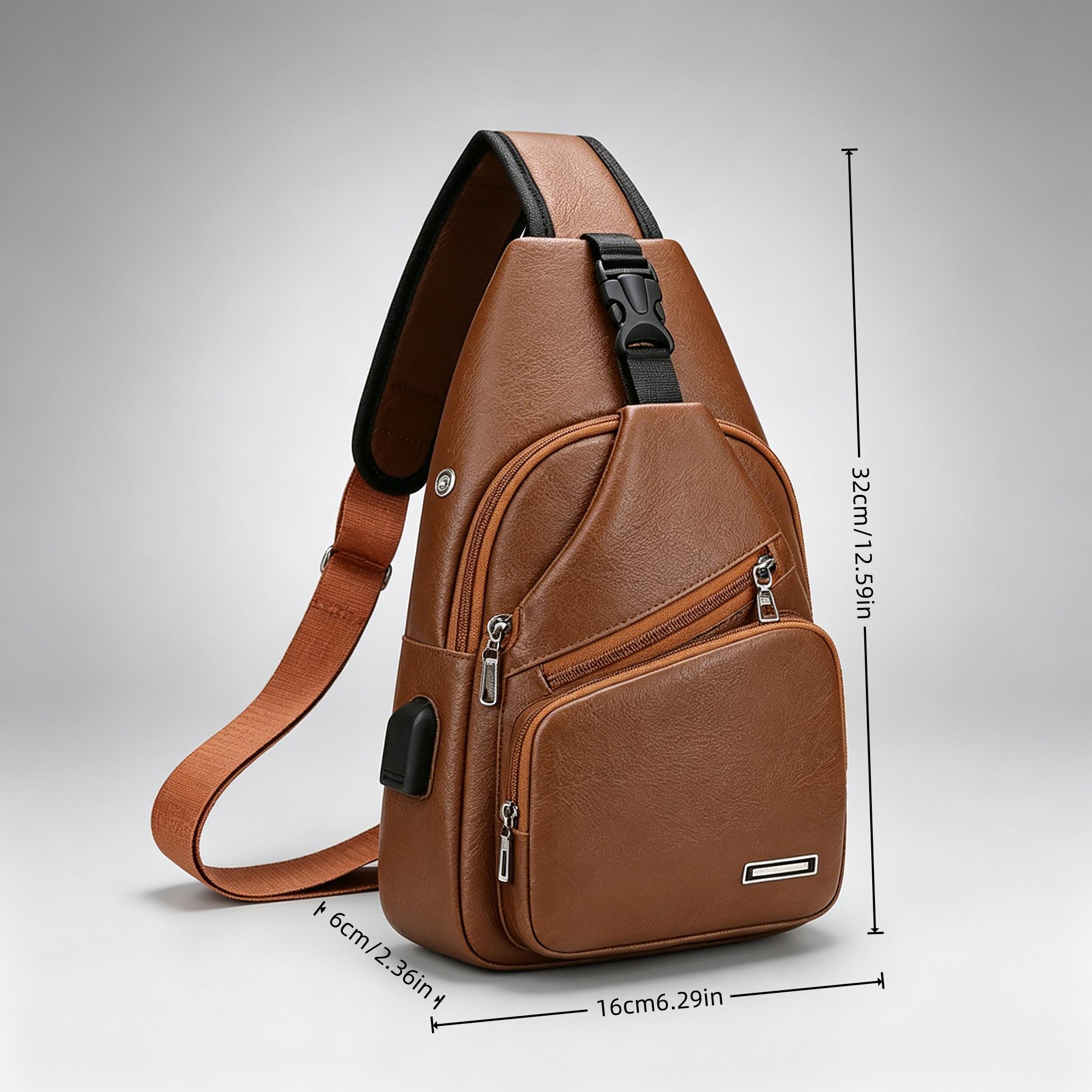 sac de poitrine rétro décontracté multifonctionnel pour homme, grande capacité et plusieurs compartiments, convient pour les trajets quotidiens et les voyages, fermeture à glissière, design aux couleurs contrastées, sac bandoulière, sac de loisirs en plein air, choix idéal pour un cadeau sac de poitrine rétro décontracté multifonctionnel pour homme, grande capacité et plusieurs compartiments, convient pour les trajets quotidiens et les voyages, fermeture à glissière, design aux couleurs contrastées, sac bandoulière, sac de loisirs en plein air, choix idéal pour un cadeau