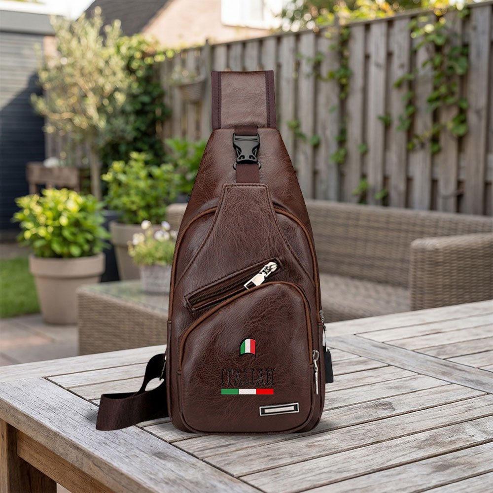 nouveau sac bandoulière de sport en plein air italy pour homme, sac banane, sac de poitrine de sport, sac à bandoulière décontracté avec sangle réglable et conception multi poches, convient pour le voyage, la pêche et les trajets quotidiens nouveau sac bandoulière de sport en plein air italy pour homme, sac banane, sac de poitrine de sport, sac à bandoulière décontracté avec sangle réglable et conception multi poches, convient pour le voyage, la pêche et les trajets quotidiens