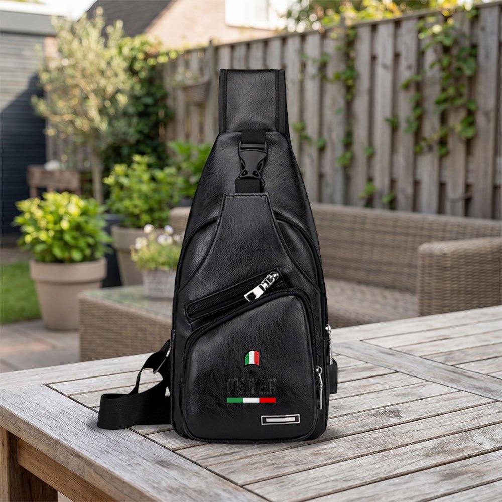 nouveau sac bandoulière de sport en plein air italy pour homme, sac banane, sac de poitrine de sport, sac à bandoulière décontracté avec sangle réglable et conception multi poches, convient pour le voyage, la pêche et les trajets quotidiens nouveau sac bandoulière de sport en plein air italy pour homme, sac banane, sac de poitrine de sport, sac à bandoulière décontracté avec sangle réglable et conception multi poches, convient pour le voyage, la pêche et les trajets quotidiens