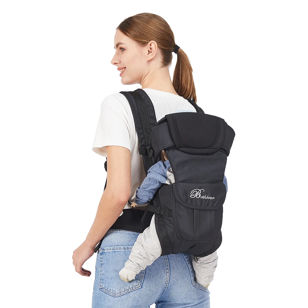 porte bébé, porte sac à dos ergonomique 4 en 1, porte bébé facilement réglable pour nouveau né et tout petit porte bébé, porte sac à dos ergonomique 4 en 1, porte bébé facilement réglable pour nouveau né et tout petit