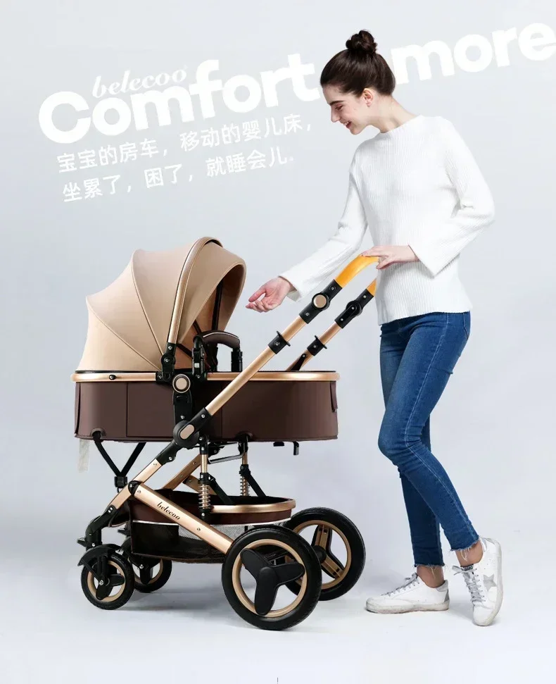 poussette bébé 3 en 1 avec siège auto 530d, panier de couchage amovible, poussette de voyage bidirectionnelle, haute qualité belecoo poussette bébé 3 en 1 avec siège auto 530d, panier de couchage amovible, poussette de voyage bidirectionnelle, haute qualité belecoo