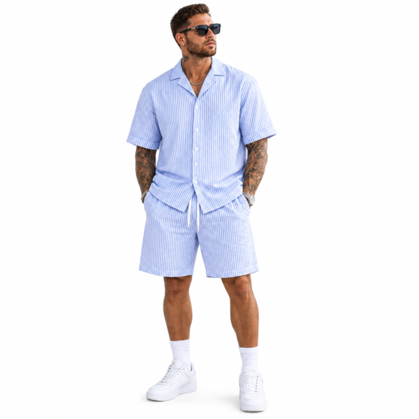 ensemble pyjama homme rayé respirant