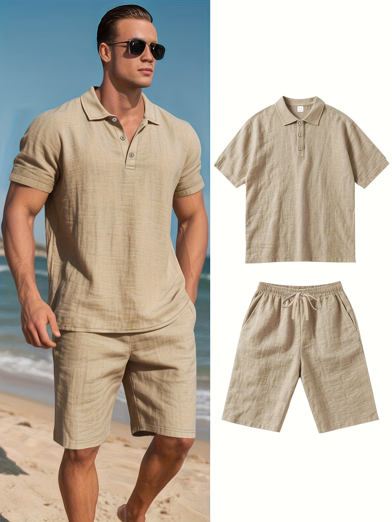 ensemble de pantalons en lin pour homme, coupe ajustée, à séchage rapide et évacuant l'humidité, avec une ceinture élastique réglable. légers et respirants, coupe droite, adaptés pour la plage, la randonnée, les tenues de soirée et le style urbain décontracté. style américain classique avec un ensemble de pantalons en lin pour homme, coupe ajustée, à séchage rapide et évacuant l'humidité, avec une ceinture élastique réglable. légers et respirants, coupe droite, adaptés pour la plage, la randonnée, les tenues de soirée et le style urbain décontracté. style américain classique avec un