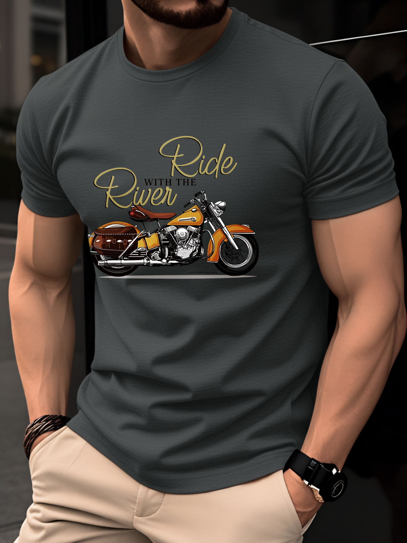 t shirt homme 100% coton, haut léger manches courtes Été, coupe slim tendance col rond, respirant jeunesse décontracté polyvalent vintage imprimé graphique moto anglais, style urbain t shirt homme 100% coton, haut léger manches courtes Été, coupe slim tendance col rond, respirant jeunesse décontracté polyvalent vintage imprimé graphique moto anglais, style urbain