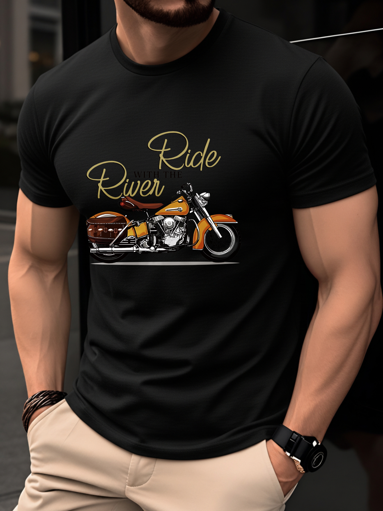 t shirt homme 100% coton, haut léger manches courtes Été, coupe slim tendance col rond, respirant jeunesse décontracté polyvalent vintage imprimé graphique moto anglais, style urbain t shirt homme 100% coton, haut léger manches courtes Été, coupe slim tendance col rond, respirant jeunesse décontracté polyvalent vintage imprimé graphique moto anglais, style urbain