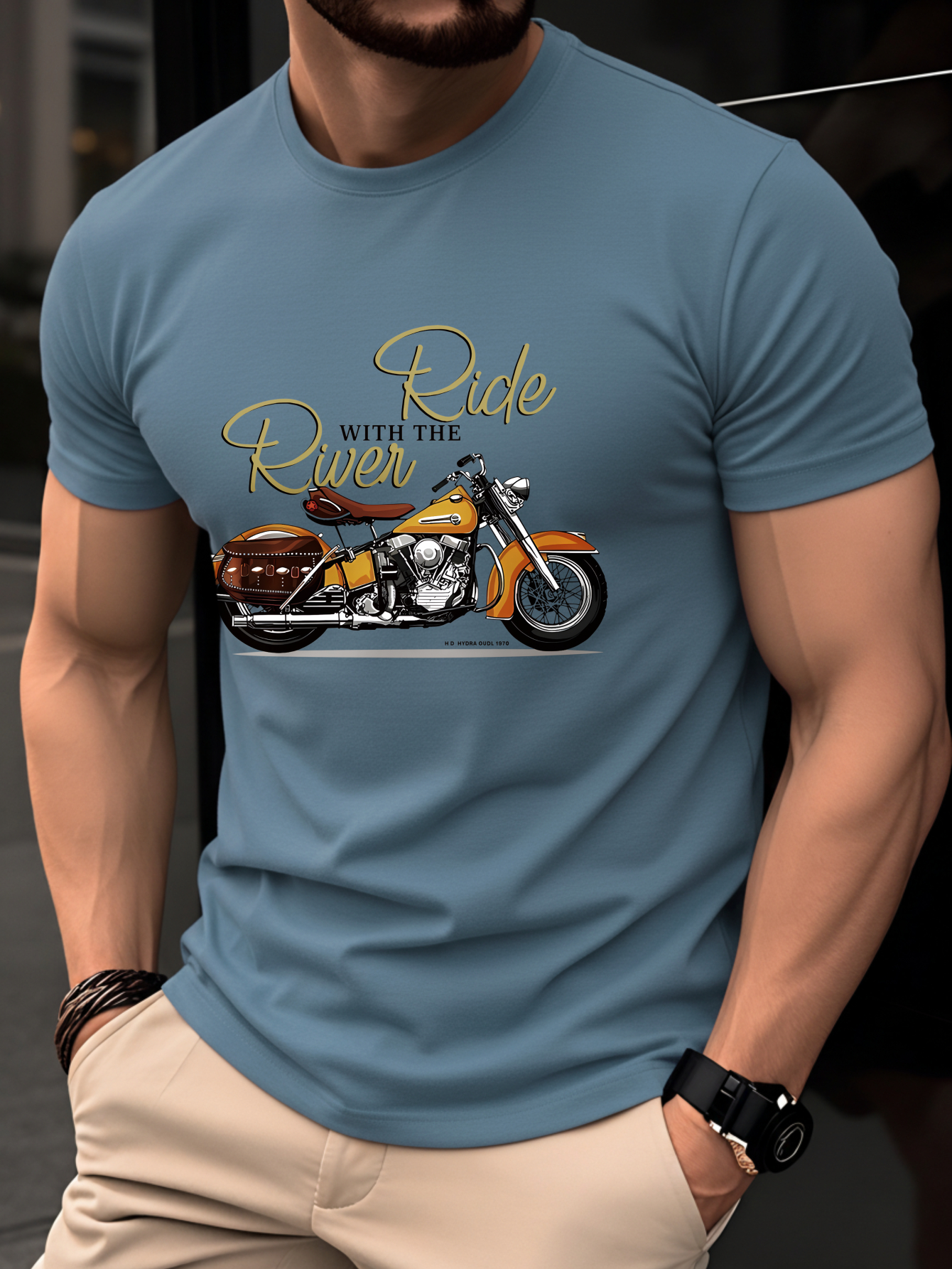 t shirt homme 100% coton, haut léger manches courtes Été, coupe slim tendance col rond, respirant jeunesse décontracté polyvalent vintage imprimé graphique moto anglais, style urbain t shirt homme 100% coton, haut léger manches courtes Été, coupe slim tendance col rond, respirant jeunesse décontracté polyvalent vintage imprimé graphique moto anglais, style urbain