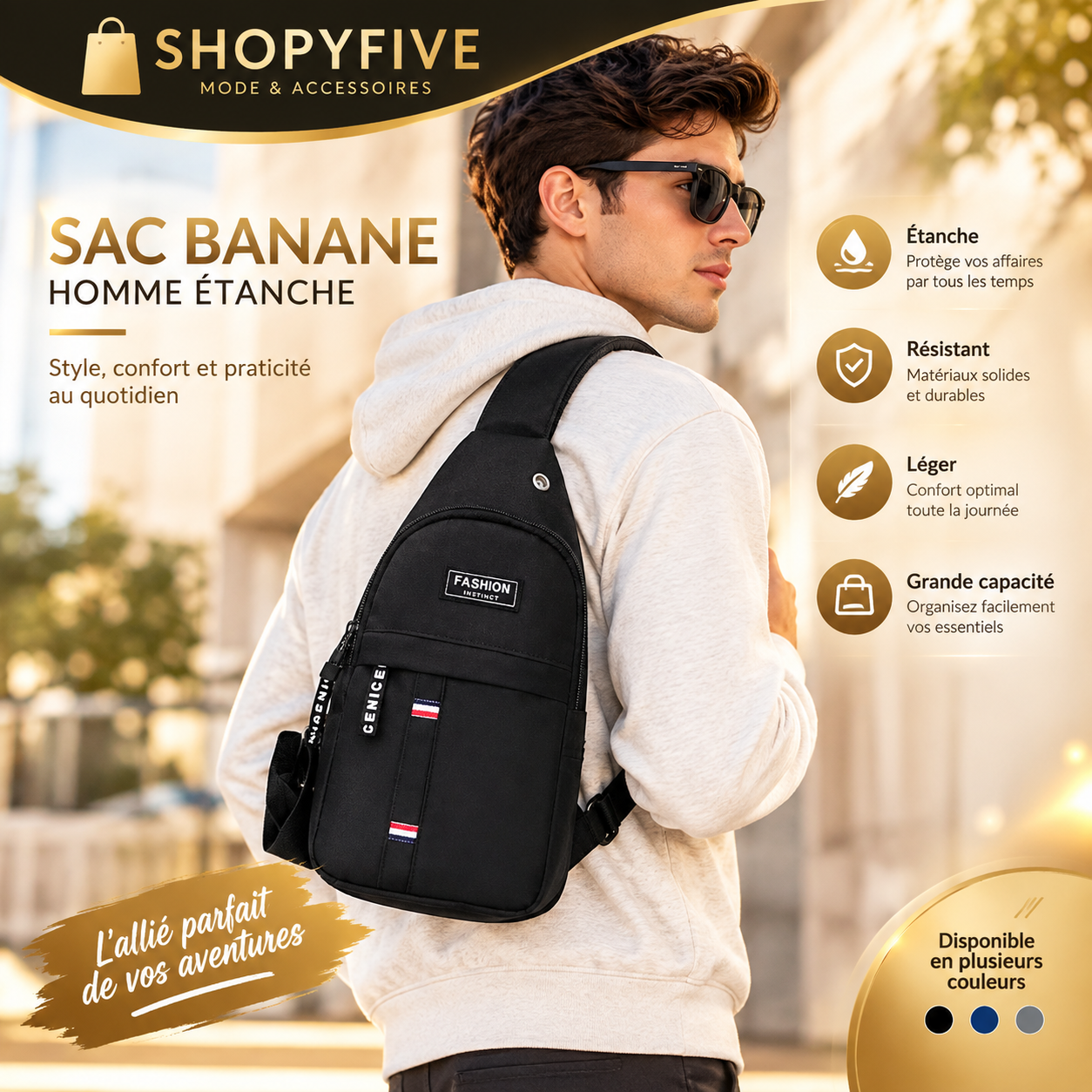 sac banane homme Étanche sac banane homme Étanche
