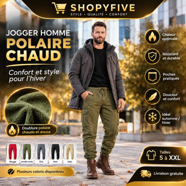 jogger homme polaire chaud