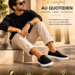 Mocassins Homme Toile Slip-On