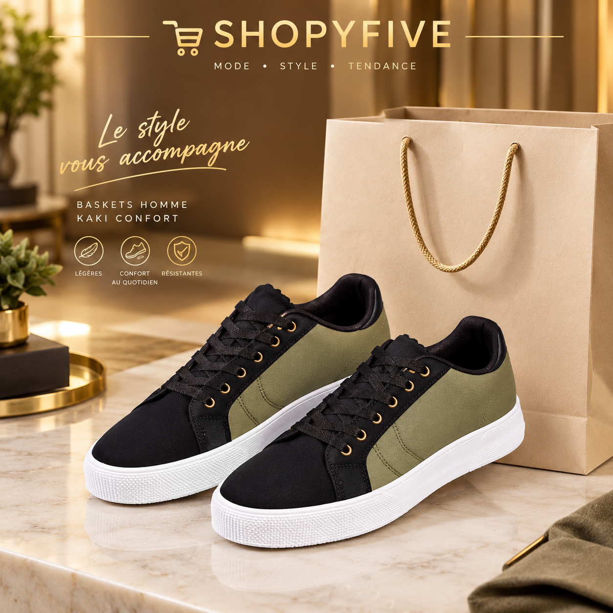 baskets homme kaki confort baskets homme kaki confort