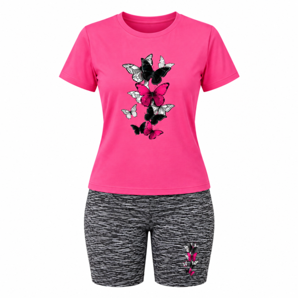 Home ensemble streetwear femme papillons
