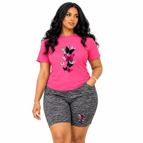 Home ensemble streetwear femme papillons