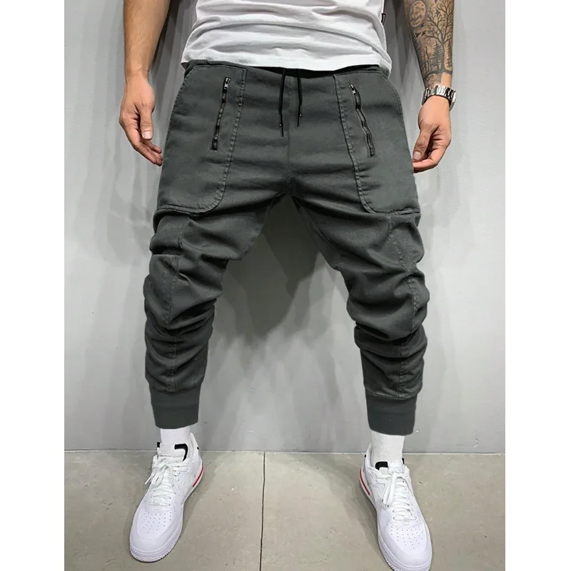 pantalon de dehors décontracté pour homme, leggings solides avec poches et fermeture Éclair, streetwear, 3 couleurs, nouvelle collection Été 2024 pantalon de dehors décontracté pour homme, leggings solides avec poches et fermeture Éclair, streetwear, 3 couleurs, nouvelle collection Été 2024