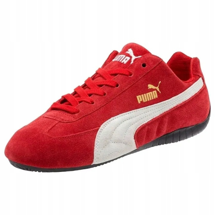 chaussures de sport basses rouges pour femme puma speed cat 417302 01 en cuir chaussures de sport basses rouges pour femme puma speed cat 417302 01 en cuir