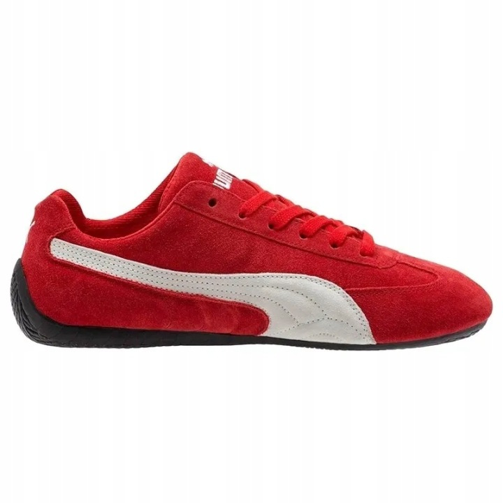 chaussures de sport basses rouges pour femme puma speed cat 417302 01 en cuir chaussures de sport basses rouges pour femme puma speed cat 417302 01 en cuir
