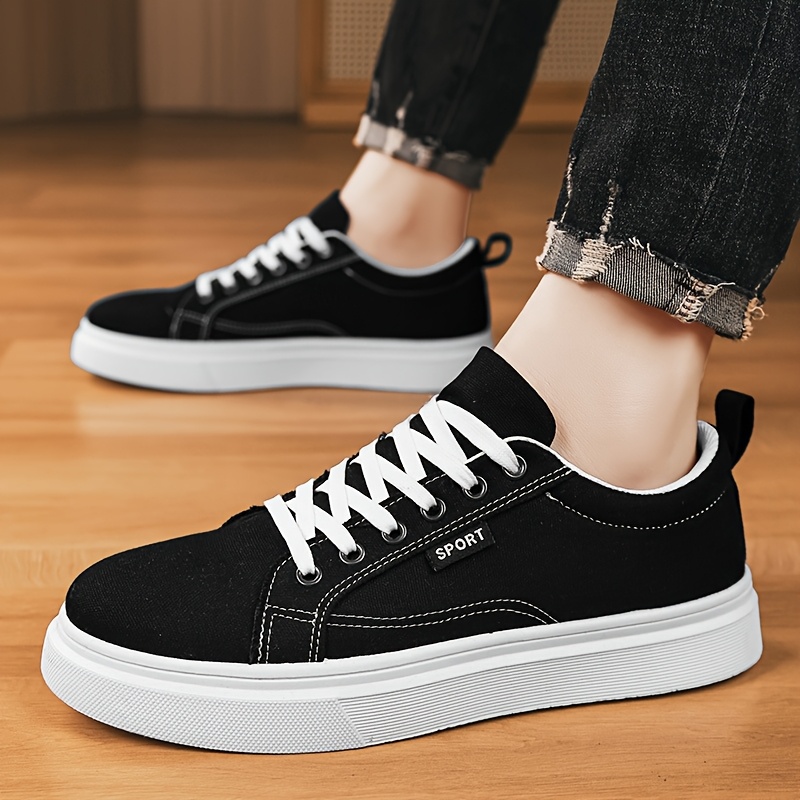 chaussures en toile pour hommes, chaussures décontractées pour étudiants, chaussures de skateboard tendance, baskets athlétiques polyvalentes chaussures en toile pour hommes, chaussures décontractées pour étudiants, chaussures de skateboard tendance, baskets athlétiques polyvalentes