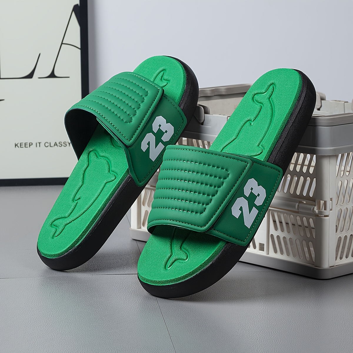 chaussons de sport d'été d'extérieur pour homme, sandales de d'intérieur à semelle souple, claquettes à une sangle grande taille pour homme chaussons de sport d'été d'extérieur pour homme, sandales de d'intérieur à semelle souple, claquettes à une sangle grande taille pour homme