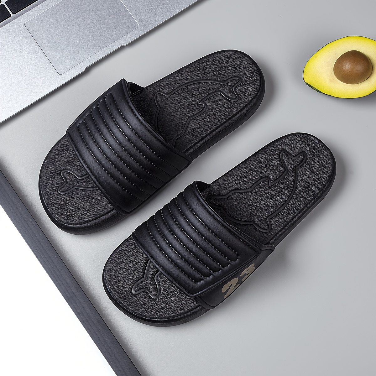chaussons de sport d'été d'extérieur pour homme, sandales de d'intérieur à semelle souple, claquettes à une sangle grande taille pour homme chaussons de sport d'été d'extérieur pour homme, sandales de d'intérieur à semelle souple, claquettes à une sangle grande taille pour homme