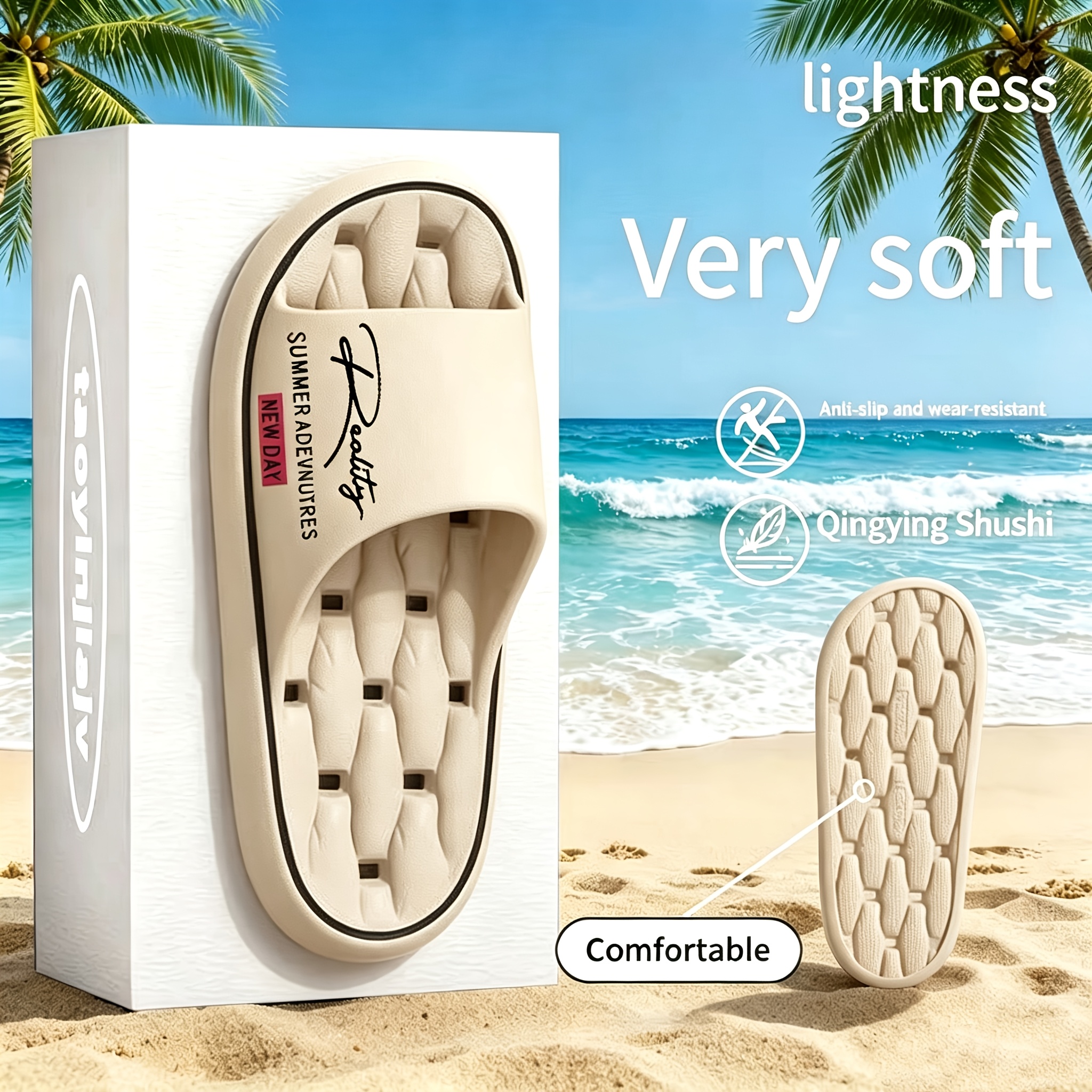 sandales unisexe antidérapantes 3 couleurs intérieur/extérieur sandales eva à semelle épaisse avec soutien de la voûte plantaire, chaussures d'intérieur toutes saisons pour la maison, l'hôtel, le spa, confort amorti et faciles à nettoyer sandales unisexe antidérapantes 3 couleurs intérieur/extérieur sandales eva à semelle épaisse avec soutien de la voûte plantaire, chaussures d'intérieur toutes saisons pour la maison, l'hôtel, le spa, confort amorti et faciles à nettoyer