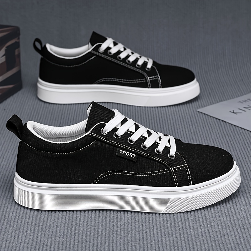 chaussures en toile pour hommes, chaussures décontractées pour étudiants, chaussures de skateboard tendance, baskets athlétiques polyvalentes chaussures en toile pour hommes, chaussures décontractées pour étudiants, chaussures de skateboard tendance, baskets athlétiques polyvalentes