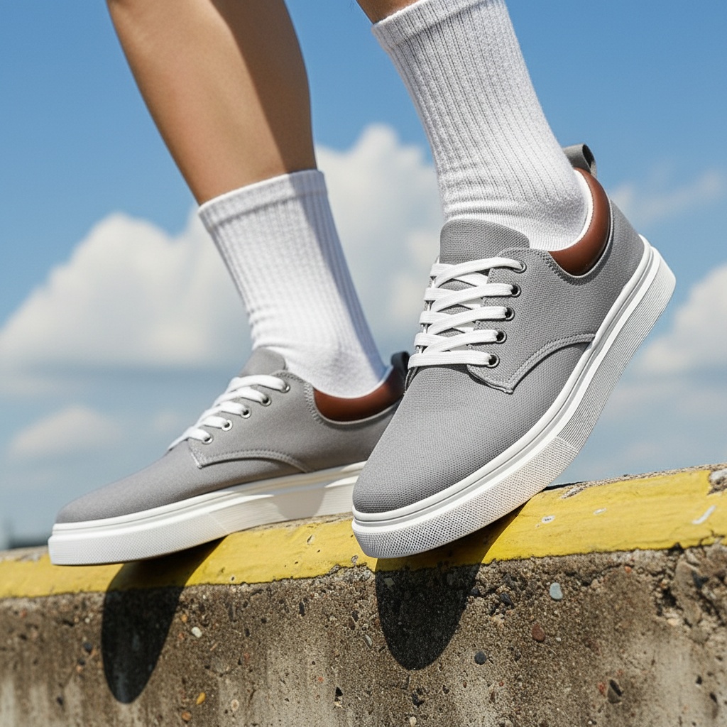 chaussures décontractées en toile pour hommes, chaussures de skate tendance et polyvalentes, baskets de sport basses élégantes chaussures décontractées en toile pour hommes, chaussures de skate tendance et polyvalentes, baskets de sport basses élégantes