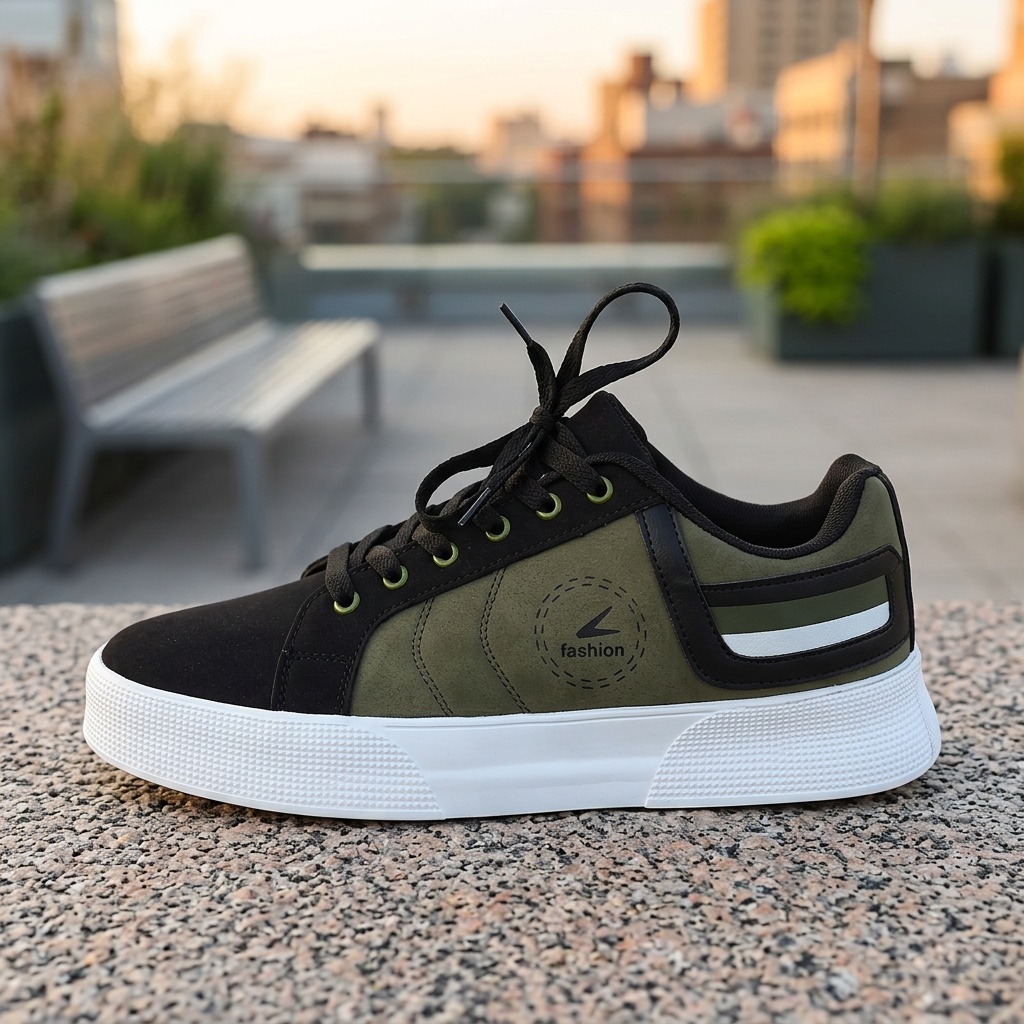 chaussures de sport décontractées pour hommes, baskets basses à lacets, chaussures confortables avec un patchwork multicolore pour un style urbain chaussures de sport décontractées pour hommes, baskets basses à lacets, chaussures confortables avec un patchwork multicolore pour un style urbain